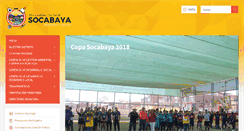Desktop Screenshot of munisocabaya.gob.pe